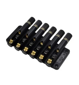 Nova Guitar Parts – Kobylka pre 6-strunovú Bezhlavovú Basgitaru, Čierna