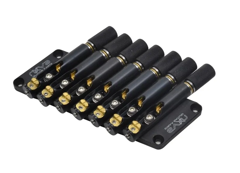 Nova Guitar Parts – Multiscale kobylka (7-strunová), Čierna