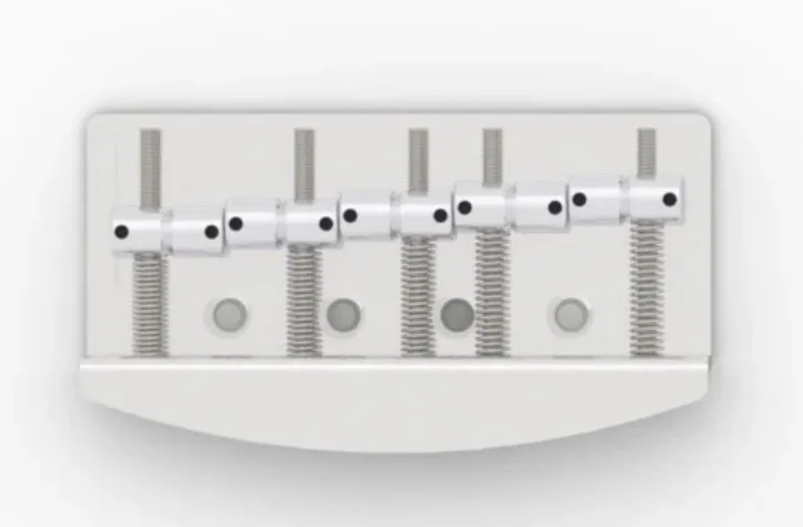Hipshot – Kobylka Vintage pre 5-strunovú Basgitaru, Leštená Oceľ (5C500SS-750)