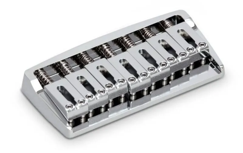 Gotoh 510FX-7 Pevná kobylka pre 7-strunovú gitaru typ ST – Chróm