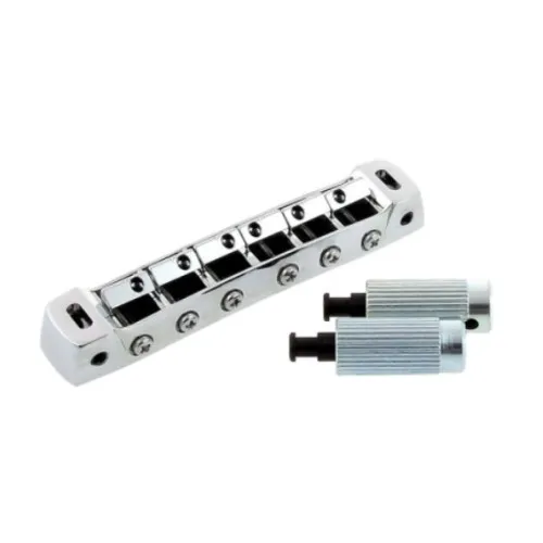 Gotoh 510FB Uzamykateľná kobylka Tune-O-Matic pre 6-strunovu gitaru Les Paul – Chróm