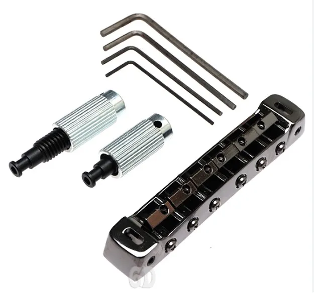 Gotoh 510FB Uzamykateľná kobylka Tune-O-Matic pre 6-strunovu gitaru Les Paul – Cosmo Black Gotoh 510FB Uzamykateľná kobylka Tune-O-Matic pre 6-strunovu gitaru Les Paul – Cosmo Black