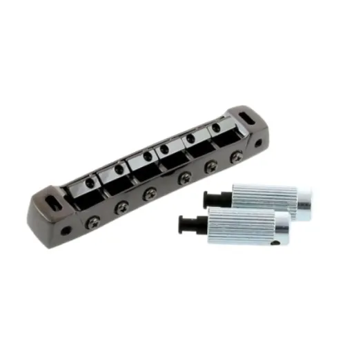 Gotoh 510FB Uzamykateľná kobylka Tune-O-Matic pre 6-strunovu gitaru Les Paul – Cosmo Black