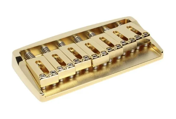 Gotoh 510FX-6 Pevná kobylka pre 6-strunovú gitaru typ ST – Zlatá