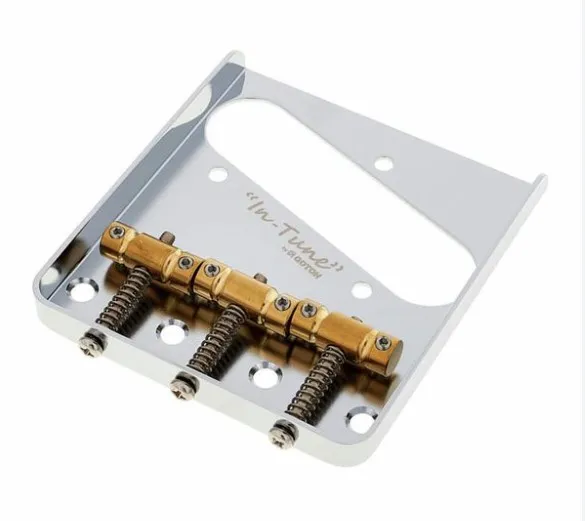 Gotoh BS-TC1 In-Tune Pevná kobylka pre 6-strunovú gitaru typ Tele – Nikel