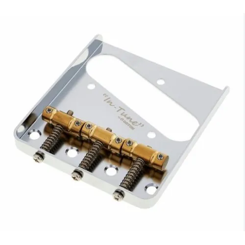 Gotoh BS-TC1 In-Tune Pevná kobylka pre 6-strunovú gitaru typ Tele – Nikel