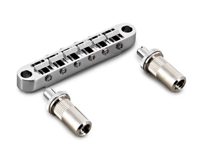 Gotoh GE103B-T Kobylka Tune-O-Matic pre 6-strunovú gitaru Les Paul, Chrom