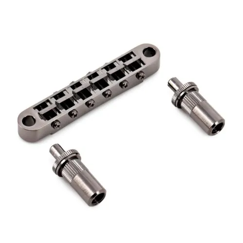 Gotoh GE103B-T – Kobylka Tune-O-Matic kobylka pre 6-strunovú gitaru, Cosmo Black