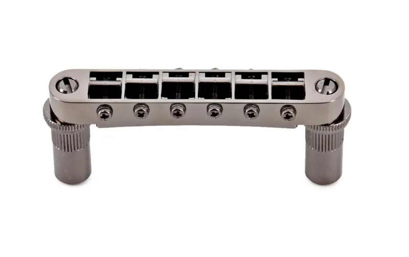 Gotoh GE103B-T – Kobylka Tune-O-Matic kobylka pre 6-strunovú gitaru, Cosmo Black Gotoh GE103B-T – Kobylka Tune-O-Matic kobylka pre 6-strunovú gitaru, Cosmo Black