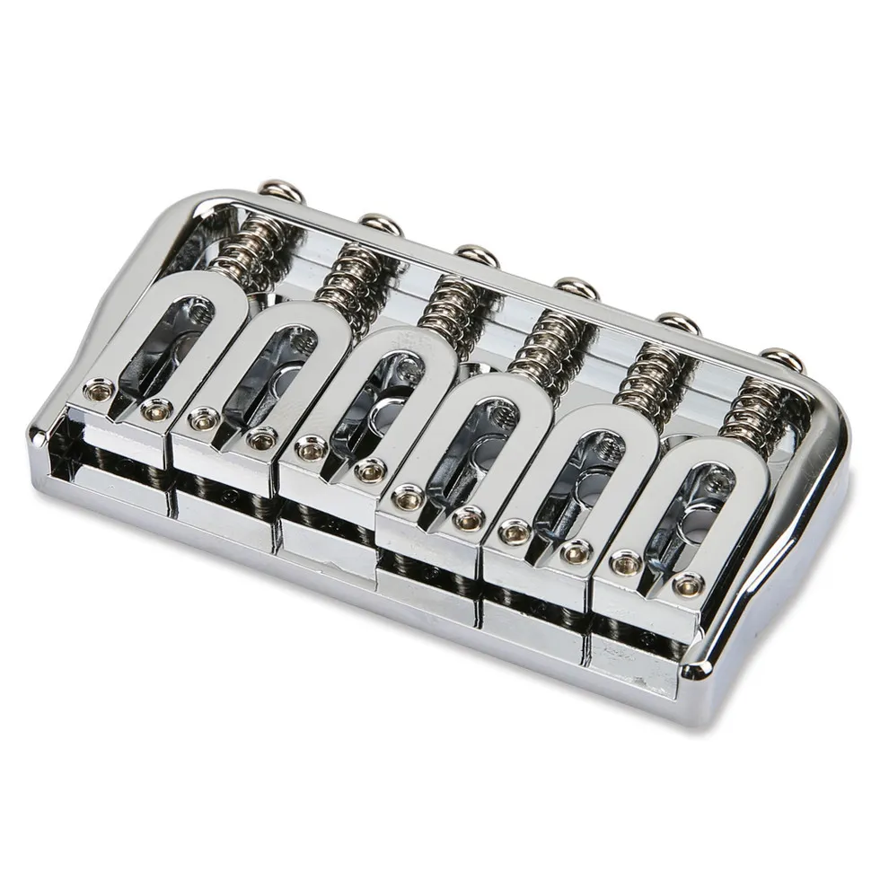 Partsland PGT6 CH – Pevná kobylka pre 6-strunovú gitaru typ ST, Chróm