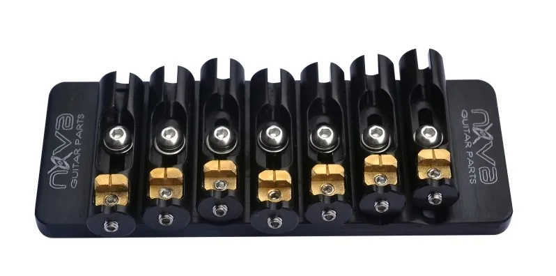 Nova Guitar Parts – Pevná kobylka pre 7-strunovú gitaru, Čierna