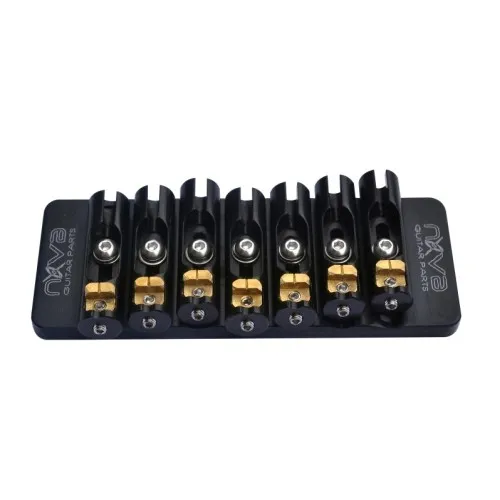 Nova Guitar Parts – Pevná kobylka pre 7-strunovú gitaru, Čierna