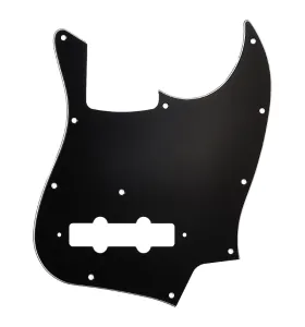 Hosco JB-B3P Pickguard Pre 4-Strunovú Elektrickú Basgitaru typu Jazz Bass – Čierna/Biela/Čierna