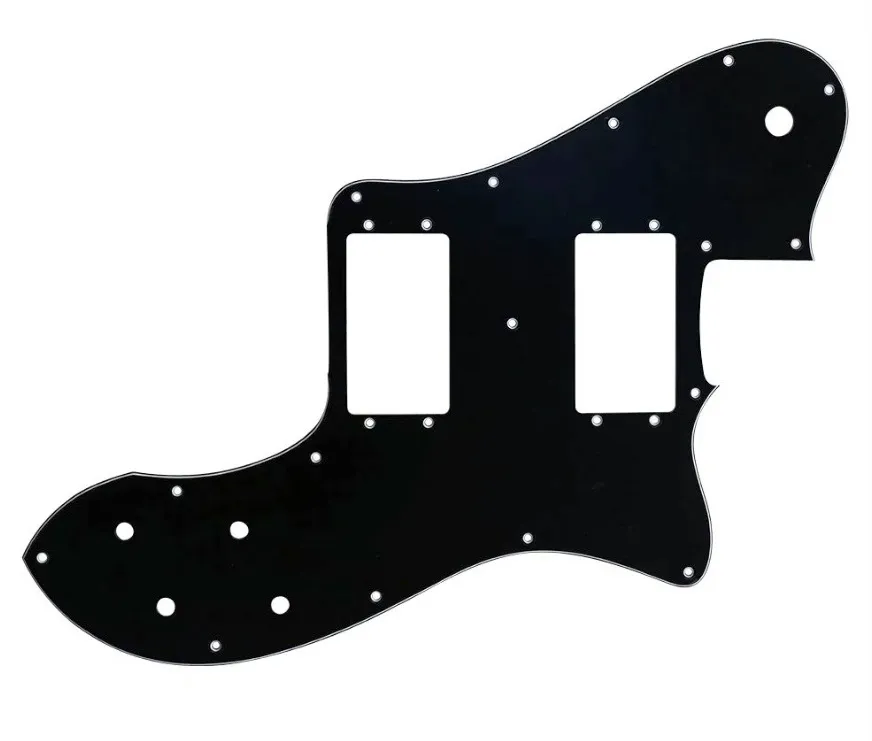 Hosco TD-B3P Vrchný Kryt Pre Elektrickú Gitaru typu Telecaster Deluxe – Čierna/Biela/Čierna