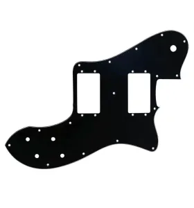 Hosco TD-B3P Vrchný Kryt Pre Elektrickú Gitaru typu Telecaster Deluxe – Čierna/Biela/Čierna