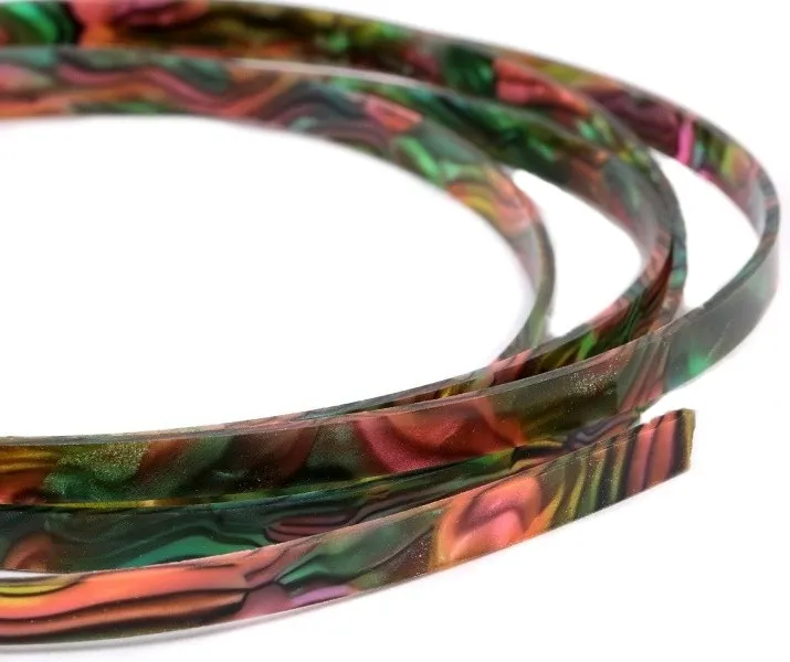 Partsland Celluloid Lemovací pásik 1650 x 6 x 1,5 mm (Zelená perleť)