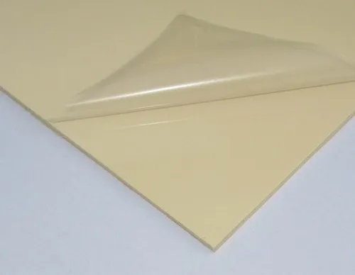 Hosco plastová doska na pickguard, krémová, 1-vrstva 300 x 220 x 2,1 mm