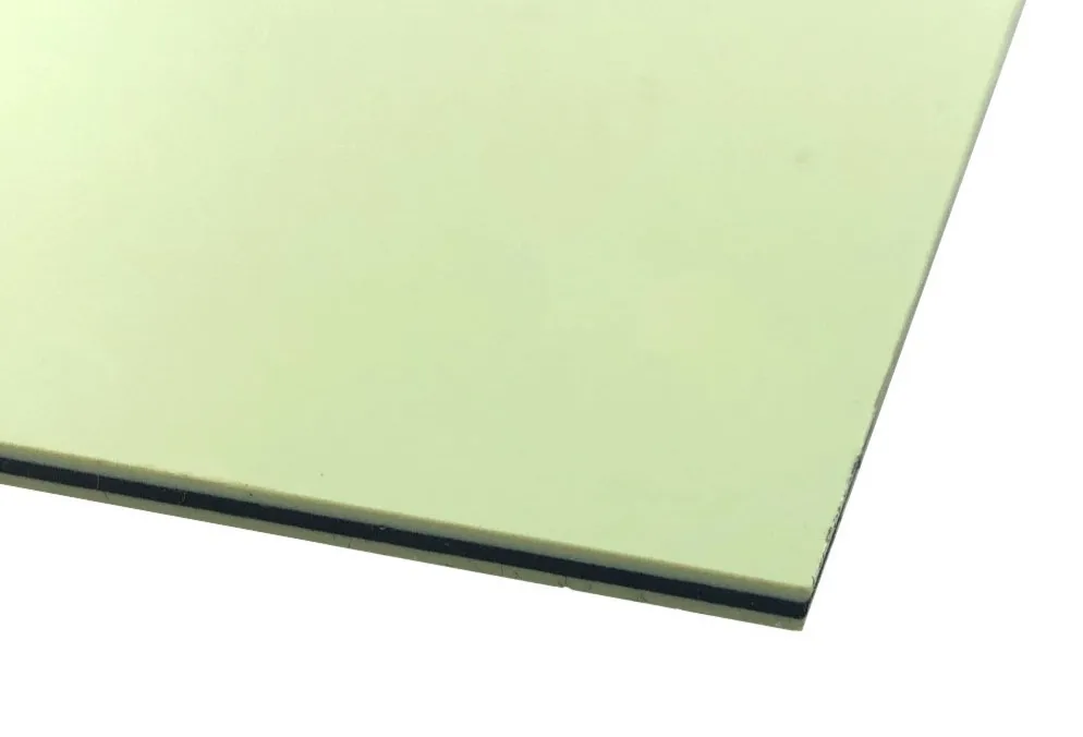 Hosco plastová doska na pickguard, mint green 3-vrstvy 290 x 490 x 2,7 mm