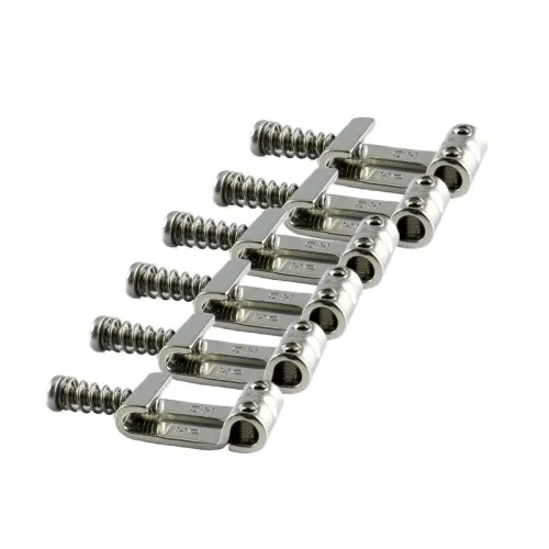 Highwood HG-10,5 CH – Oceľové sedlá pre 6-strunové kobylky (10,50 mm), Chróm