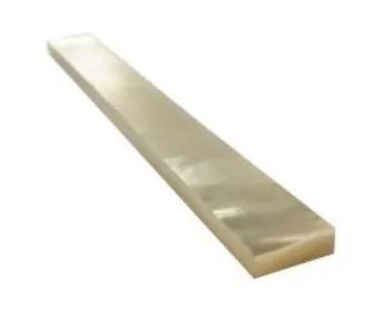 White Mother of Pearl Saddle Blank – Perleťová tehlička 85 x 3 x 10 mm