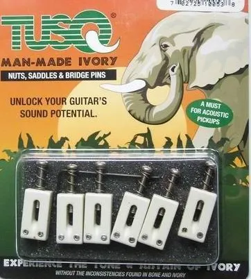 GraphTech PQ-8100-NO – TUSQ sedlá pre 6-strunový Telecaster, Biela