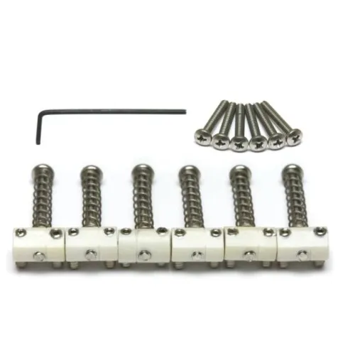 GraphTech PQ-8166-00 – TUSQ sedlá pre 6-strunový Vintage Telecaster, Biela