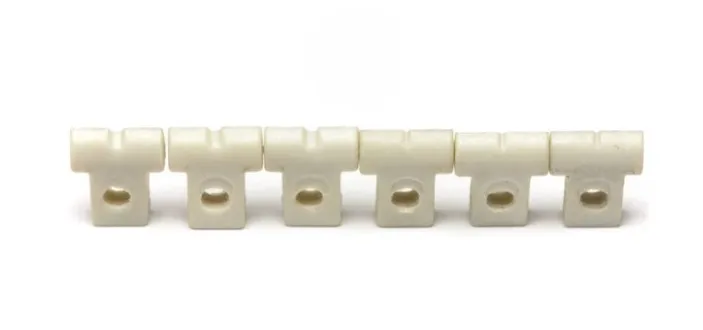 GraphTech PQ-8615-00 – TUSQ sedlá Tune-O-Matic 6-strun, biela