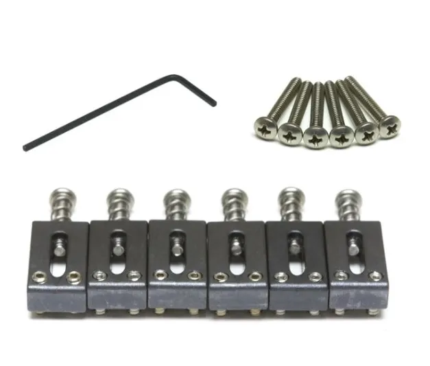 GraphTech PS-8000-00 String Saver – Sedlá pre Strat, Tele & PRS, Čierne
