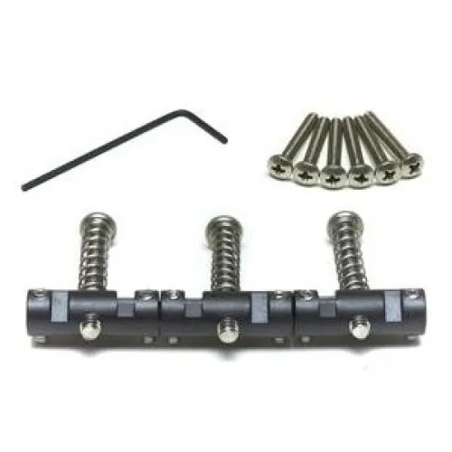 GraphTech PS-8163-00 – String Saver sedlá pre 3-kameňový Vintage Telecaster, Čierna