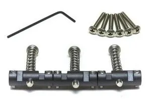 GraphTech PS-8163-00 – String Saver sedlá pre 3-kameňový Vintage Telecaster, Čierna