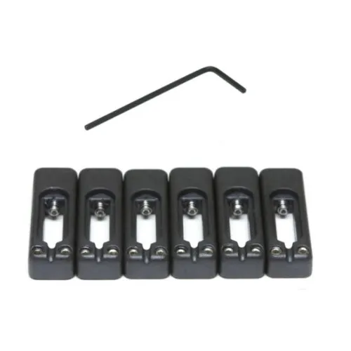 GraphTech String Saver – Sedlá pre kobylku Wilkinson VS100, Čierne