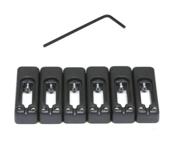 GraphTech String Saver – Sedlá pre kobylku Wilkinson VS100, Čierne