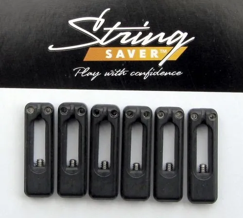 GraphTech String Saver – Sedlá pre kobylku Wilkinson VS100, Čierne