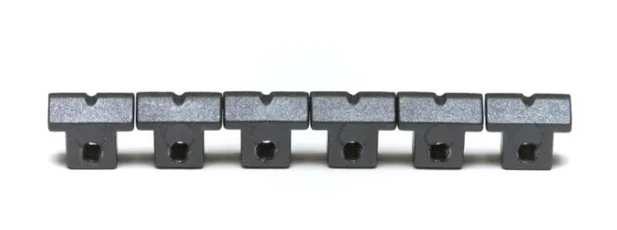 GraphTech PS-8600-00 – Sedlá pre 6-strunovú kobylku Gotoh Tune-O-Matic, Čierne