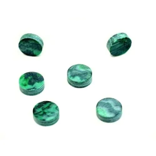 Abalone Zelená polohová značka kruhová – 6 mm