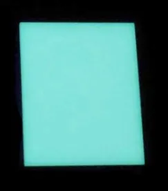 Luminlay materiál pre polohové značky hmatníka – Zlená