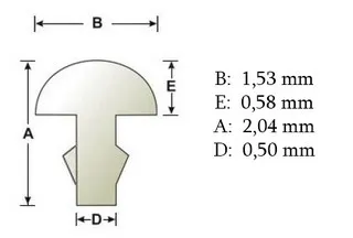 Sintoms pražcový drôt 1,53mm (18% Extra Hard) ST 1,5 EH