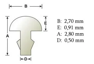 Sintoms pražcový drôt 2,70mm (18% Extra Hard) ST 2,7 EH