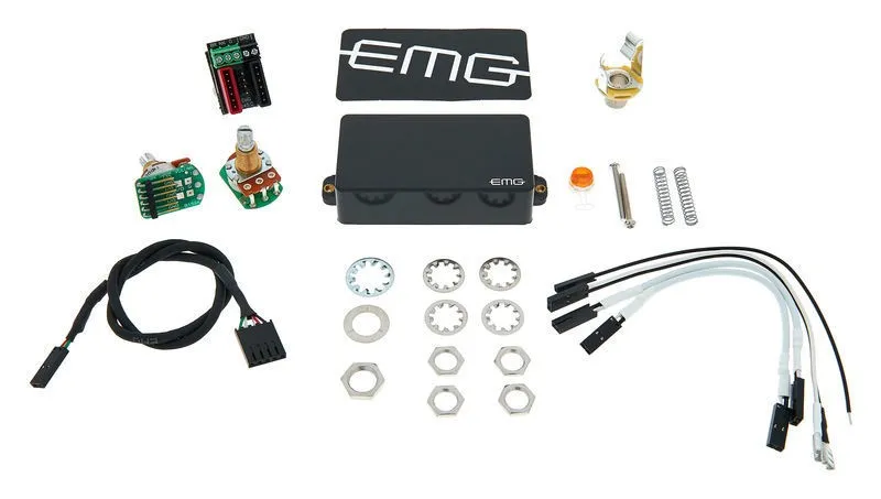 EMG H4A Gitarový Snímač Humbucker Passive Neck Čierna EMG H4A Gitarový Snímač Humbucker Passive Neck Čierna