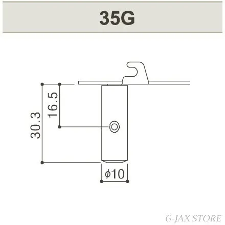 Gotoh 35G450 – Ladiace mechaniky pre klasickú gitaru, 10mm, Nikel