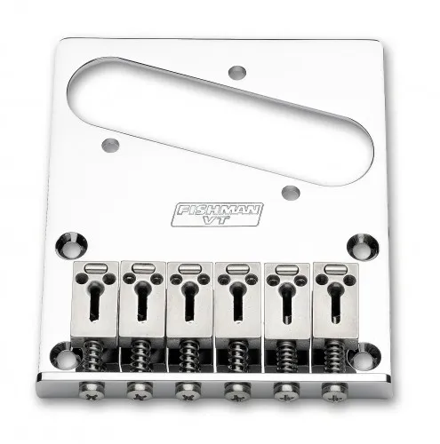 Fishman Powerbridge VT (PRO-TEL-101) – Piezo kobylka pre Telecaster (Vintage), Chróm