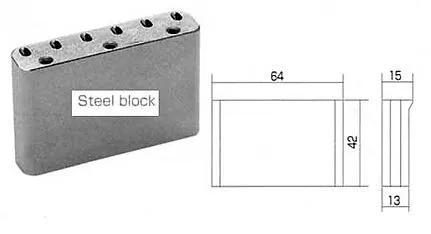 Gotoh 510TS-BS1 – 6-strunové tremolo s oceľovým blokom (ST-Style), Čierne