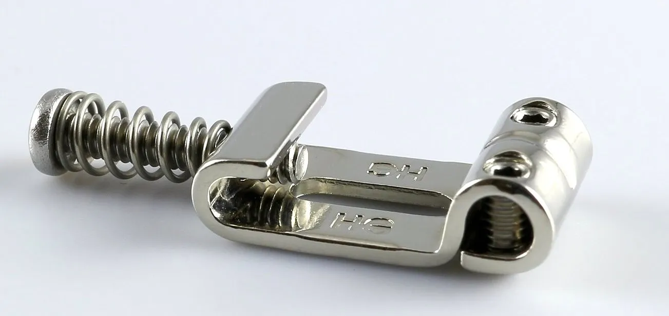 Highwood HG-10,5 NI – Oceľové sedlá pre 6-strunové kobylky (10,50 mm), Nikel