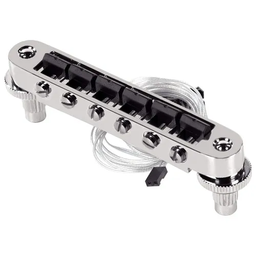 GraphTech Ghost PN-8843-CR – Piezo kobylka pre Les Paul (Small Post), Chróm