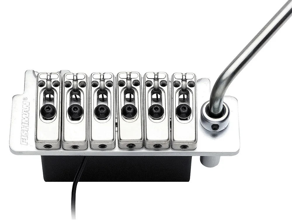 Fishman Powerbridge VS-50P – Piezo Tremolo Kobylka pre Strat, Chrom