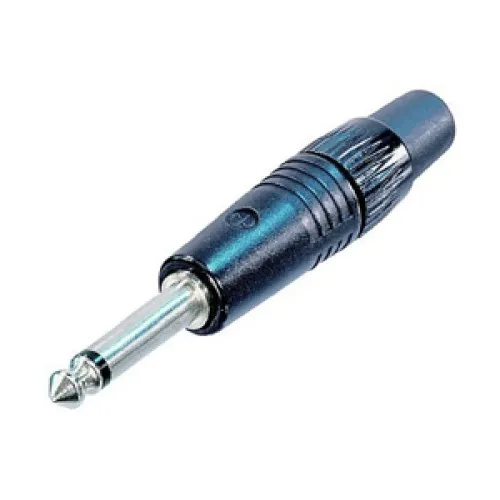 Neutrik NP2C-BAG Jack 6,3 mm, Čierna-Nikel