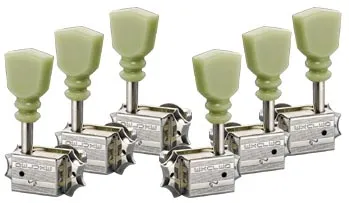 Schaller Original G-Series Deluxe Gitarové Ladiace Mechaniky 3L/3R Nickel