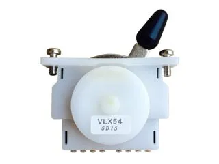 Hosco VLX54- 3-polový Prepínač na Telecaster, Čierny Gombík
