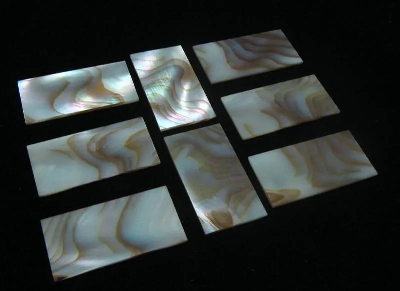 Inlay Brown Mussel Pearl Blank – Perleťový blok 42 x 22 x 1,5 mm