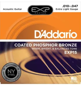 Daddario EXP15 Struny pre Akustickú Gitaru 010-047